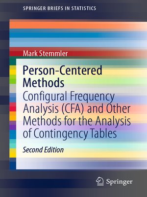 cover image of Person-Centered Methods